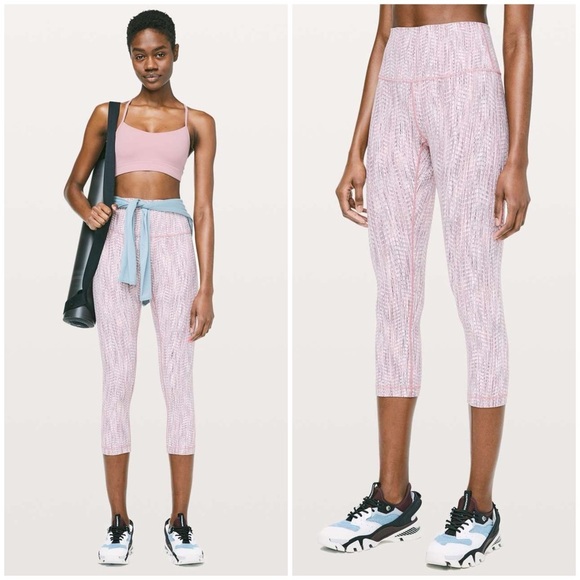 LULULEMON Wunder Under Crop High Rise Leggings - Picture 1 of 7